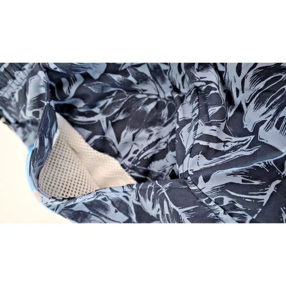 Columbia FM1107 448 Men's Sz XL Navy Hawaiian Super Backcast 6" Swim Shorts - Picture 5 of 8